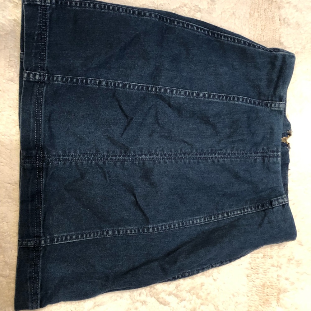NEVER WORN! Free people denim skirt
